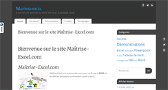 Desktop Screenshot of maitrise-excel.com